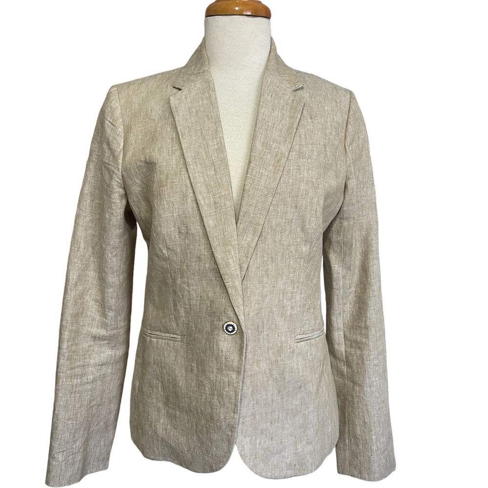 J. Crew Campbell linen blazer 8 tall